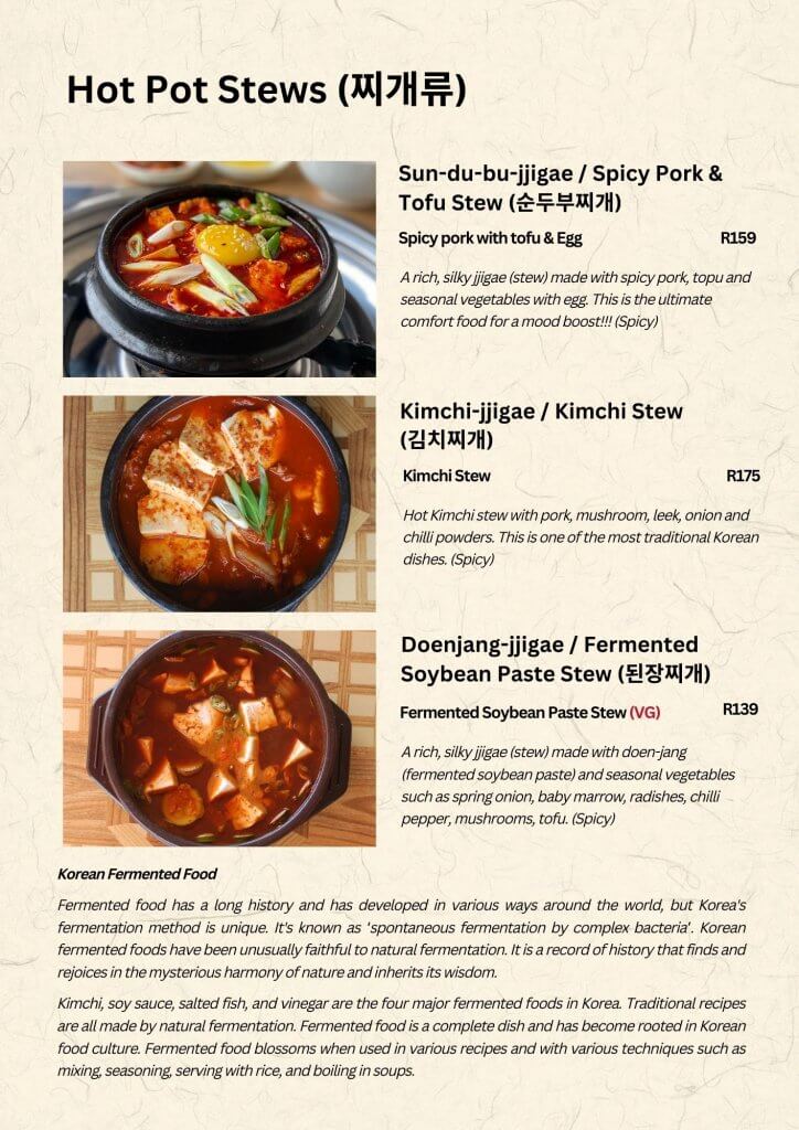 Crazy Korean Menu - Hot Pot Stew