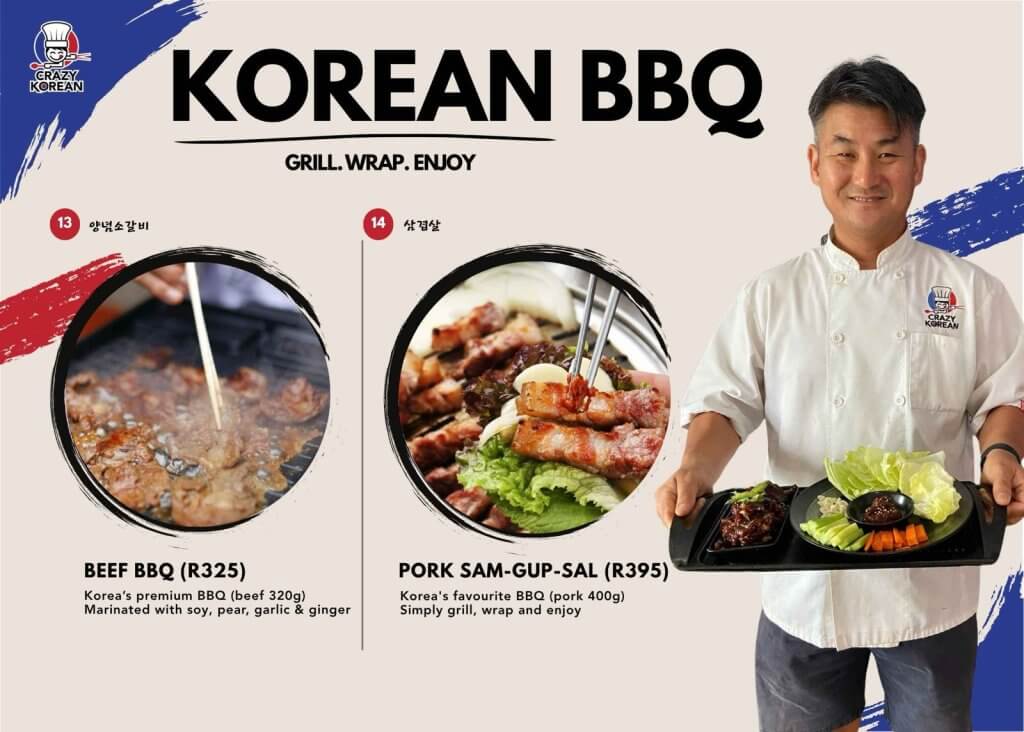 Menu Crazy Korean BBQ